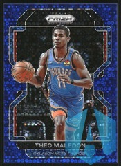 2021-22 Panini Prizm Fast Break Blue #179 Theo Maledon 036/150